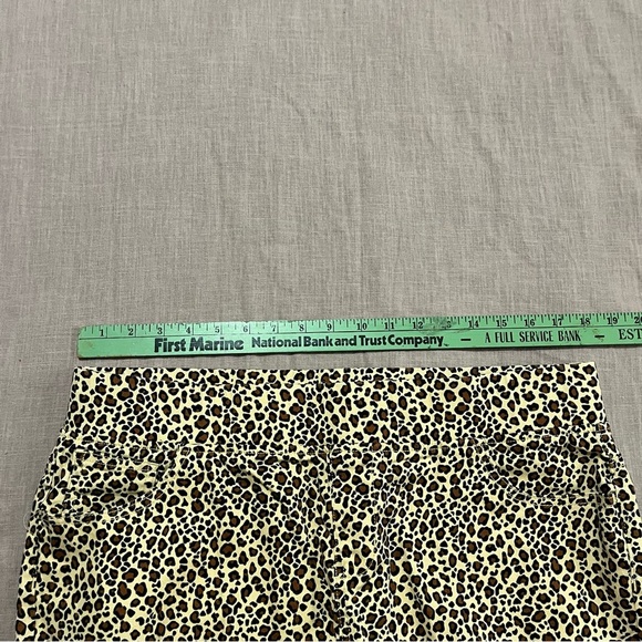 Vintage Plus Size XL Chic Leopard Print Pencil Skirt Elastic Animal Print Fall - Picture 7 of 7